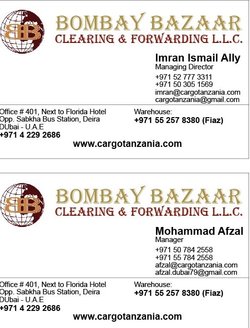 Bombay Bazaar Clearing &amp; Forwarding LLC